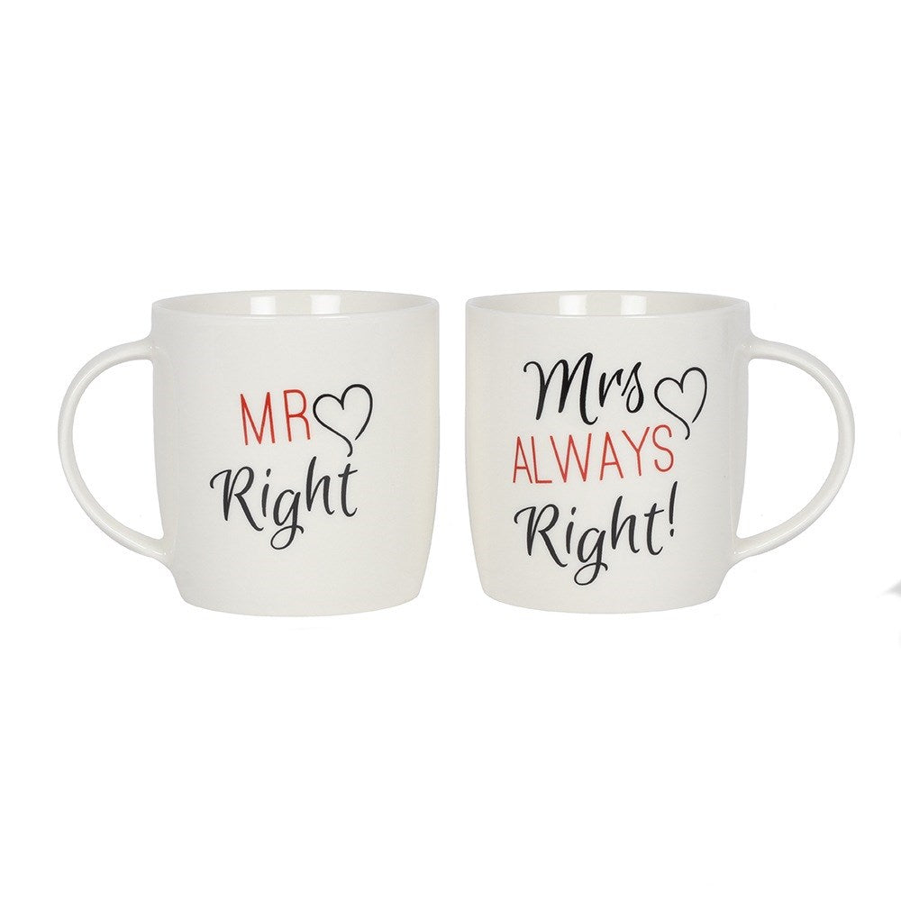 Eleanoras Mr & Mrs Set Of 2 Mugs Mugs