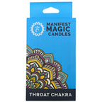 Throat Chakra Blue  Manifest Magic Candles (pack of 12)
