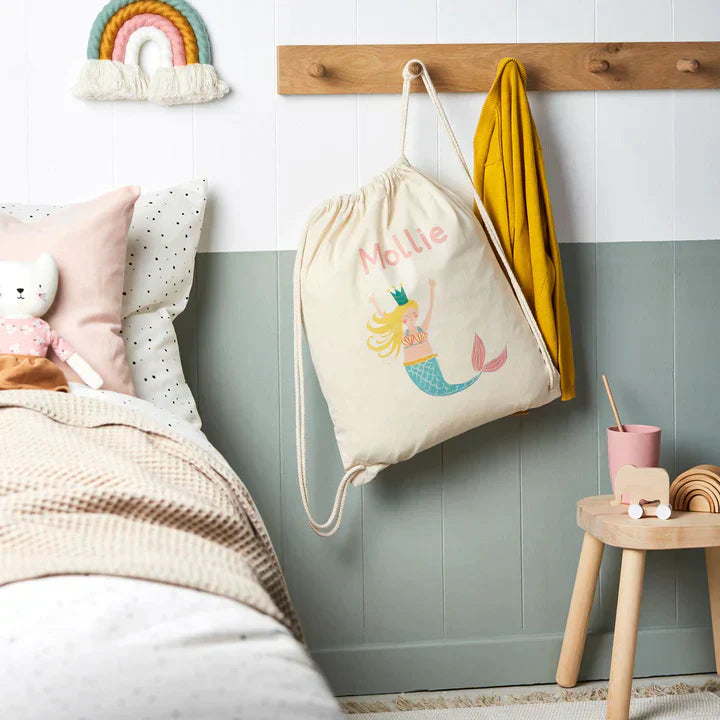 Eleanoras Personalised Mermaid Nursery Bag 