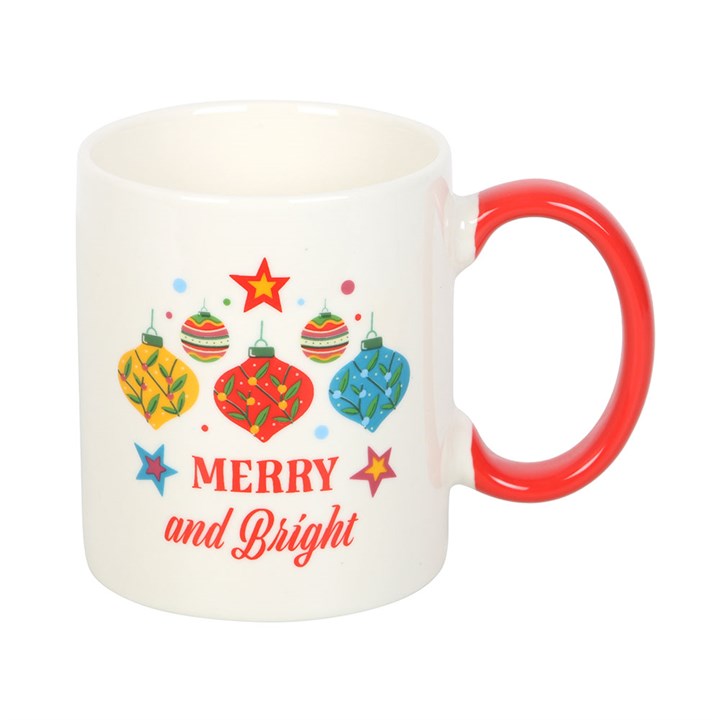 Eleanoras Merry and Bright Bauble Mug Mugs
