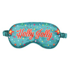 Eleanoras Holly Jolly Satin Sleep Mask 