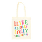 Eleanoras Holly Jolly Christmas Polyester Tote Bag 