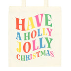 Eleanoras Holly Jolly Christmas Polyester Tote Bag 