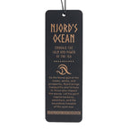 Njord's Ocean Wooden Bookmark