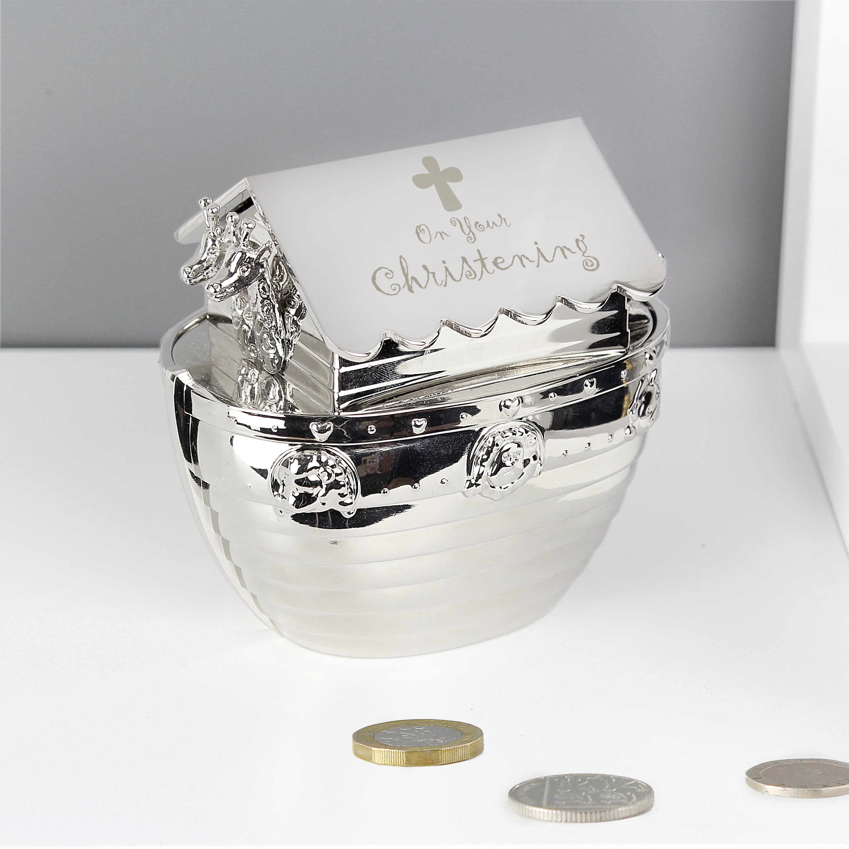 Eleanoras Christening Noahs Ark Money Box Money Boxes