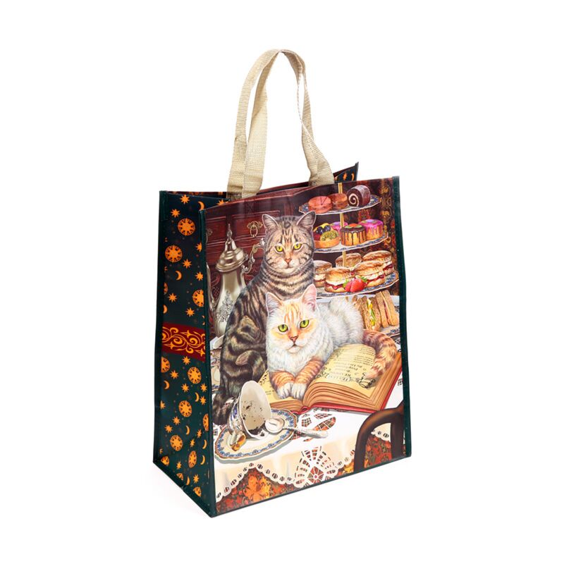 Lisa Parker Brewed Prophecies Cat Reusable Shopping Bag