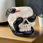 Eleanoras Coiled Snake and Skull  Shaped Oil Burner Oil Burners