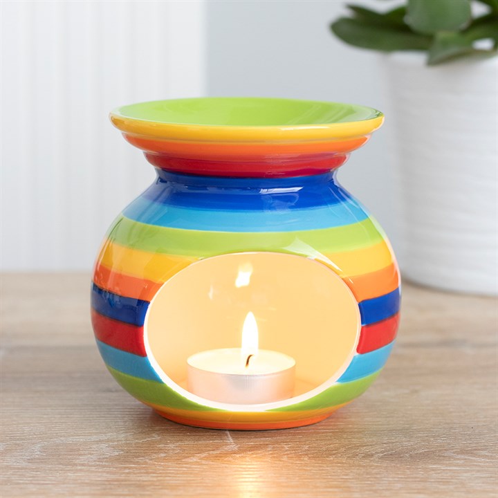 RAINBOW STRIPE OIL BURNER