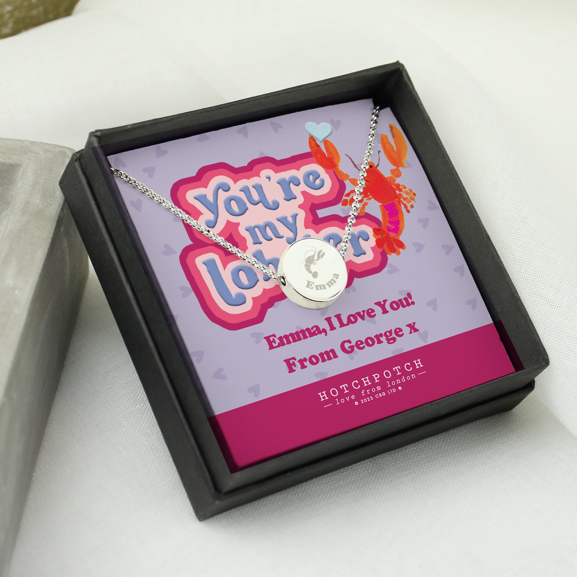 Eleanoras YOU'RE MY LOBSTER NECKLACE & BOX Jewellery