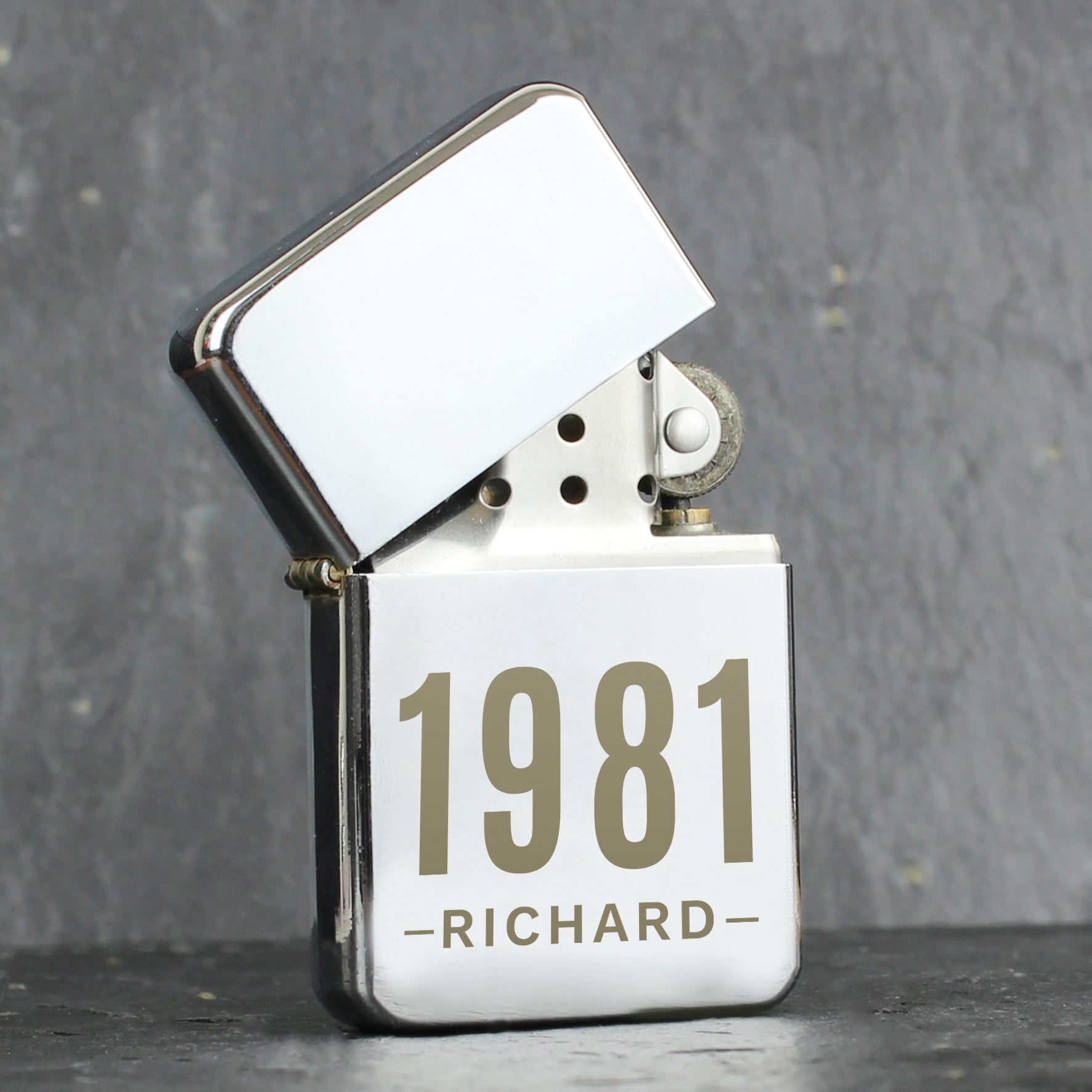 Eleanoras DATE & NAME PERSONALISED  LIGHTER 