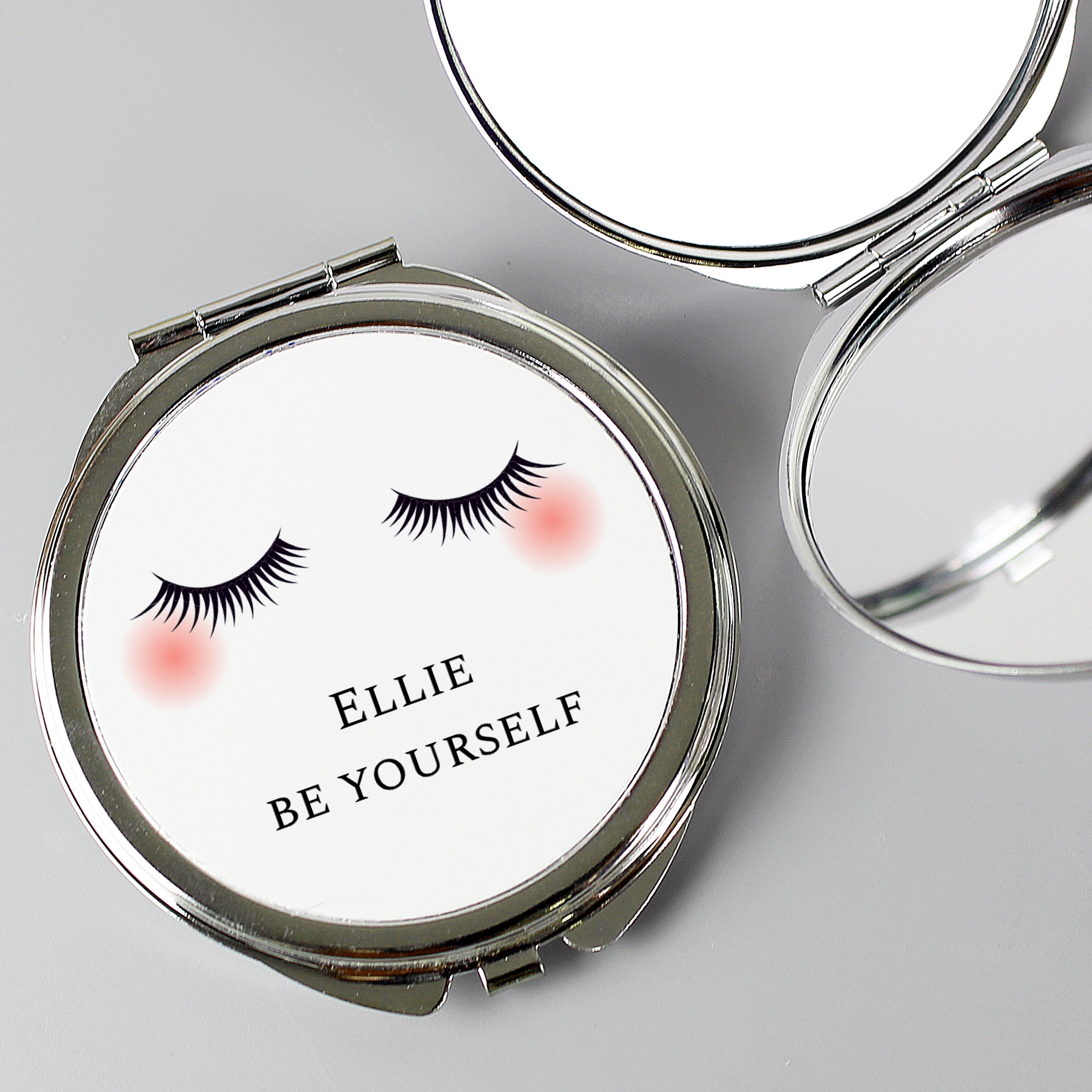 Eleanoras Personalised Eyelashes Compact Mirror Compact Mirrors