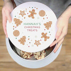 Eleanoras Personalised Christmas Cookies Cake Tin Cake Tins