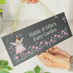 Eleanoras Personalised Fairy Princess Garden Hanging Slate Sign Signs & Plaques