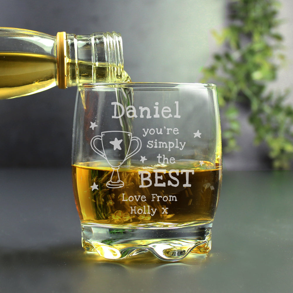 Eleanoras Personalised Simply The Best Tumbler Glassware