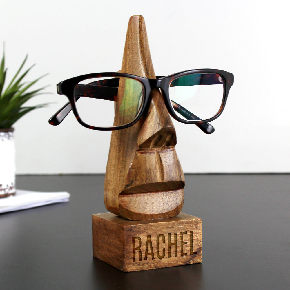 Eleanoras Personalised  Wooden Nose-Shaped Glasses Holder Glasses Holders