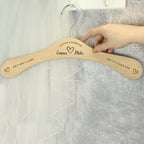 Eleanoras Personalised Always & Forever Wooden Hanger 