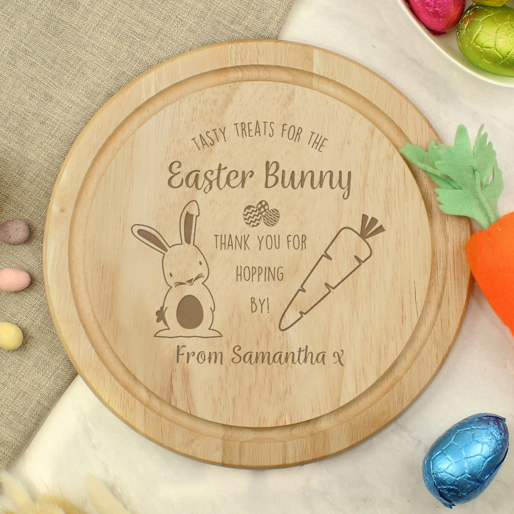 Eleanoras Personalised Easter Bunny Treat Board 