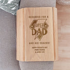 Eleanoras Personalised Super Dad Sofa Tray Serveware