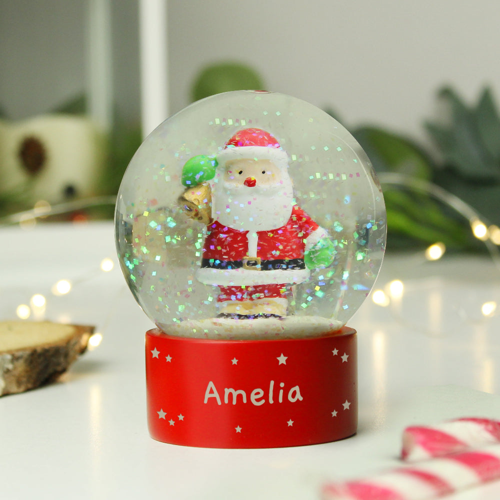 Santa Personalised Snow Globe