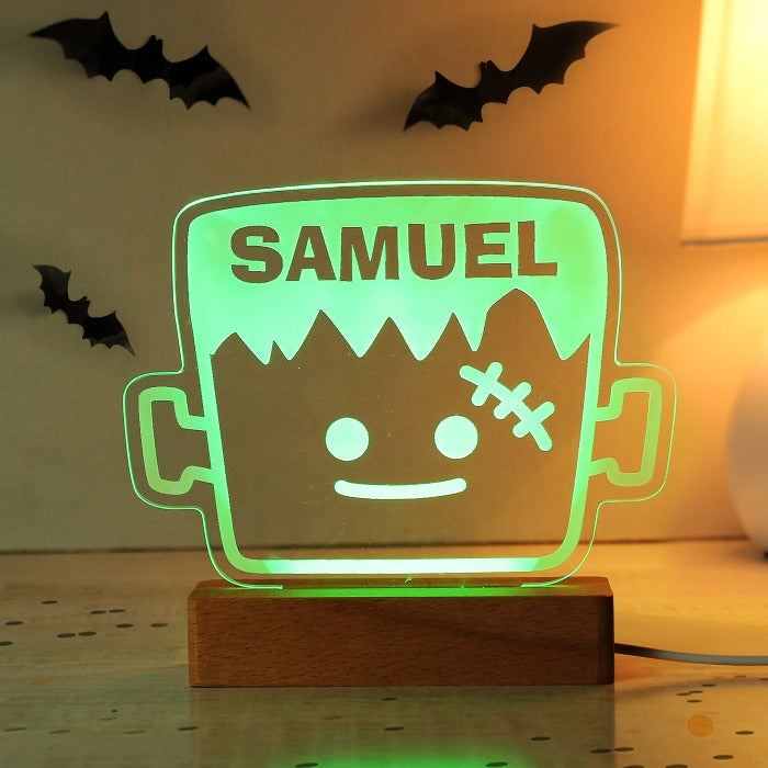 Eleanoras Personalised Frankenstein Wooden Led Light 