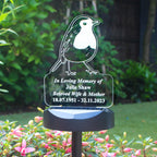 Eleanoras Personalised Memorial Outdoor Solar Light Novelty Lights