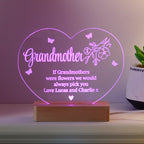 Eleanoras Personalised Floral Heart LED Light Novelty Lights