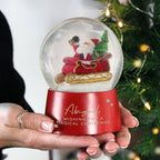 Personalised Musical Santa Globe