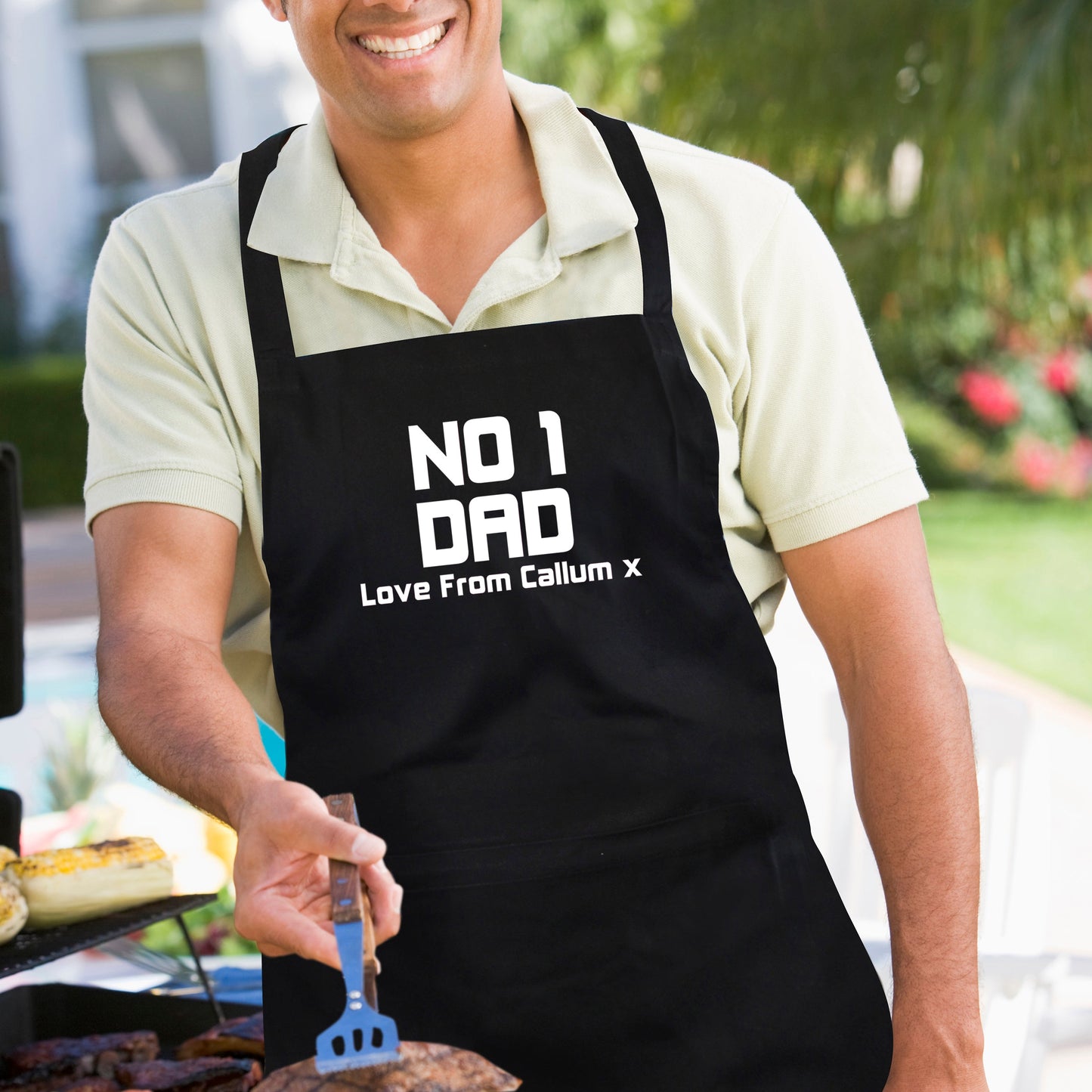 NO 1 DAD PERSONALISED APRON