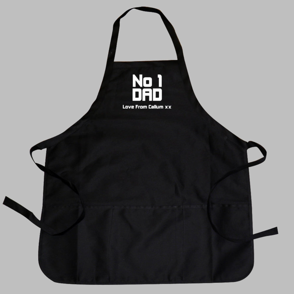 Eleanoras Personalised No 1 Dad Apron Aprons