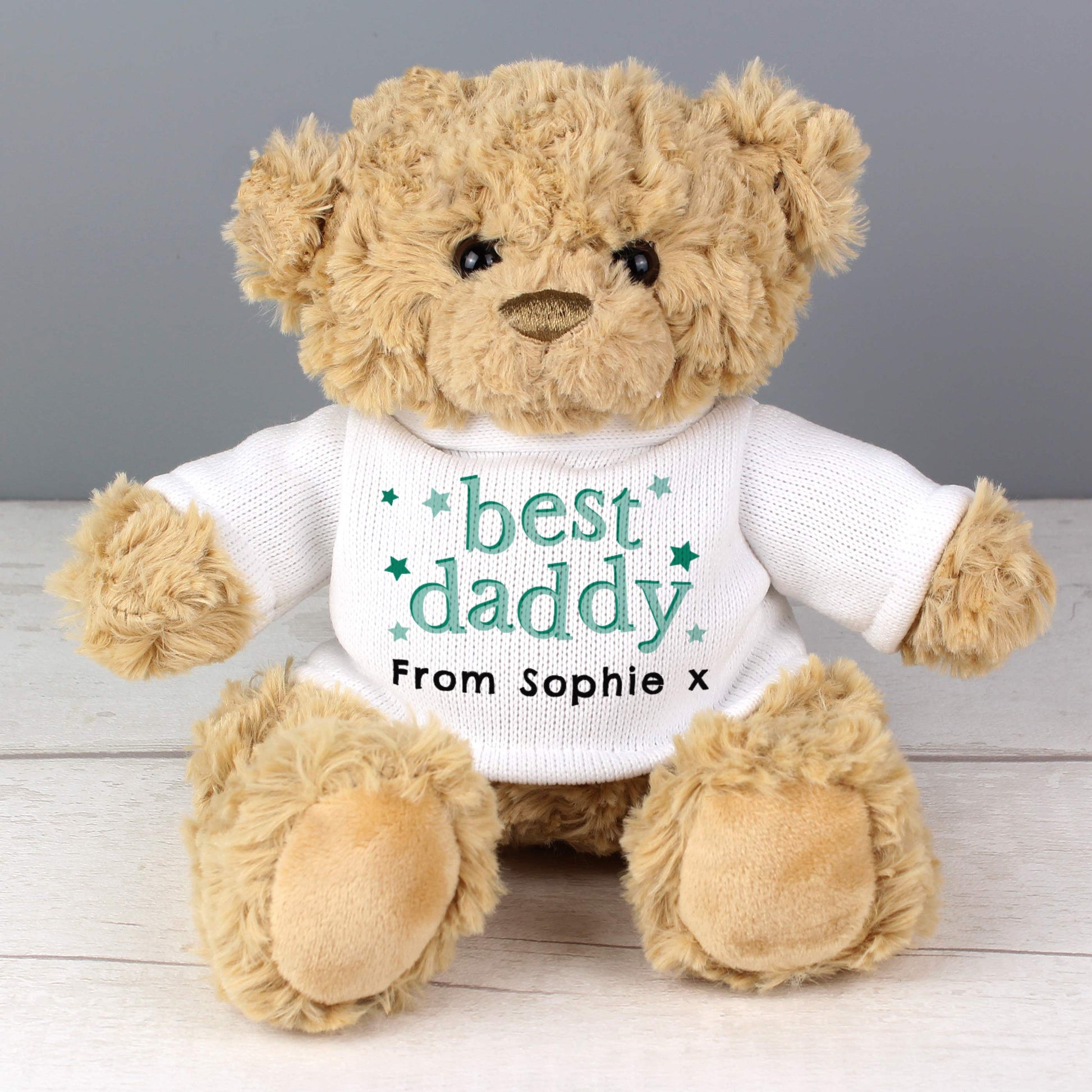 Eleanoras BEST DADDY PERSONALISED TEDDY BEAR PLUSH