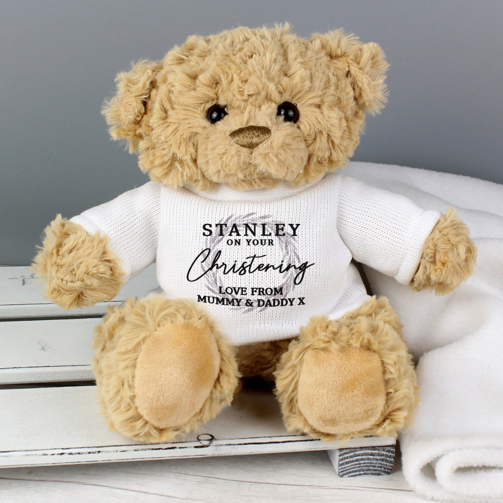 Eleanoras Personalised 'Truly Blessed' Teddy Bear Plush