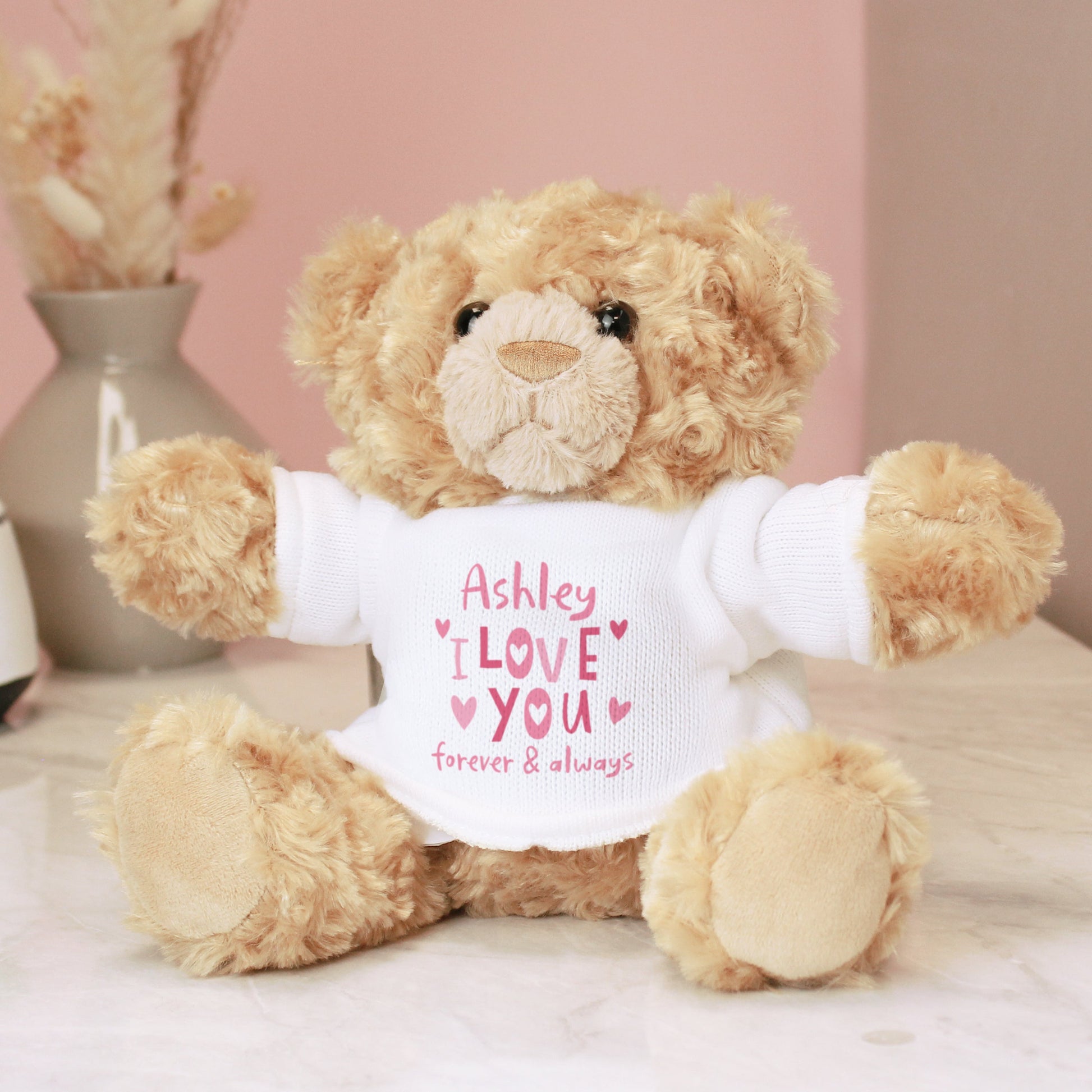 LOVE YOU BEARY MUCH PERSONALISED TEDDY BEAR