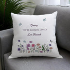 Eleanoras Personalised Wild Flowers Cushion Cushions & Covers
