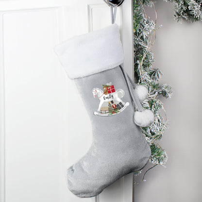 ROCKING HORSE PERSONALISED STOCKING