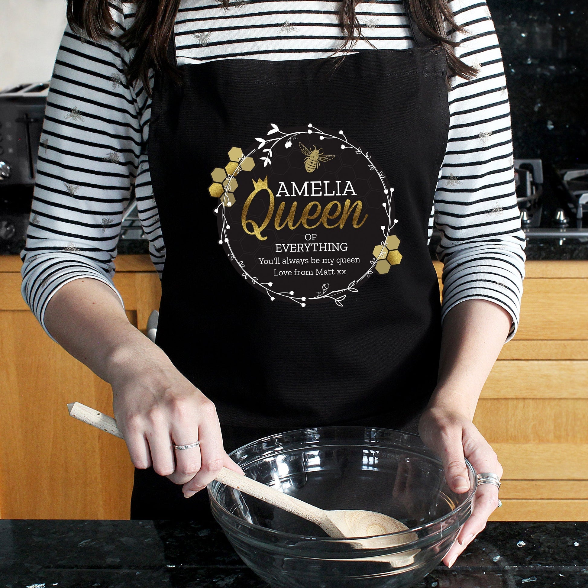 Eleanoras QUEEN BEE PERSONALISED APRON Aprons