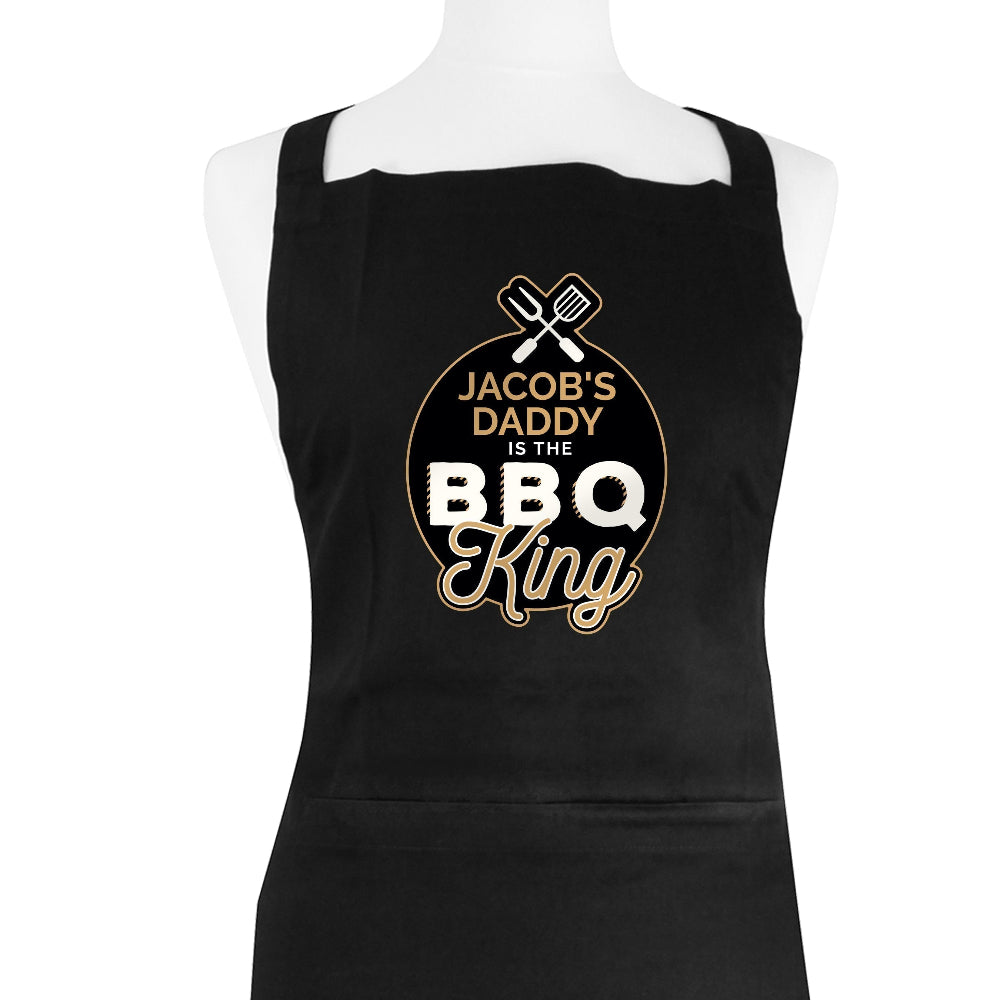 Eleanoras Personalised BBQ King  Apron Aprons