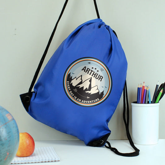 Personalised Adventure Blue Kit Bag KIT BAGS from Eleanoras