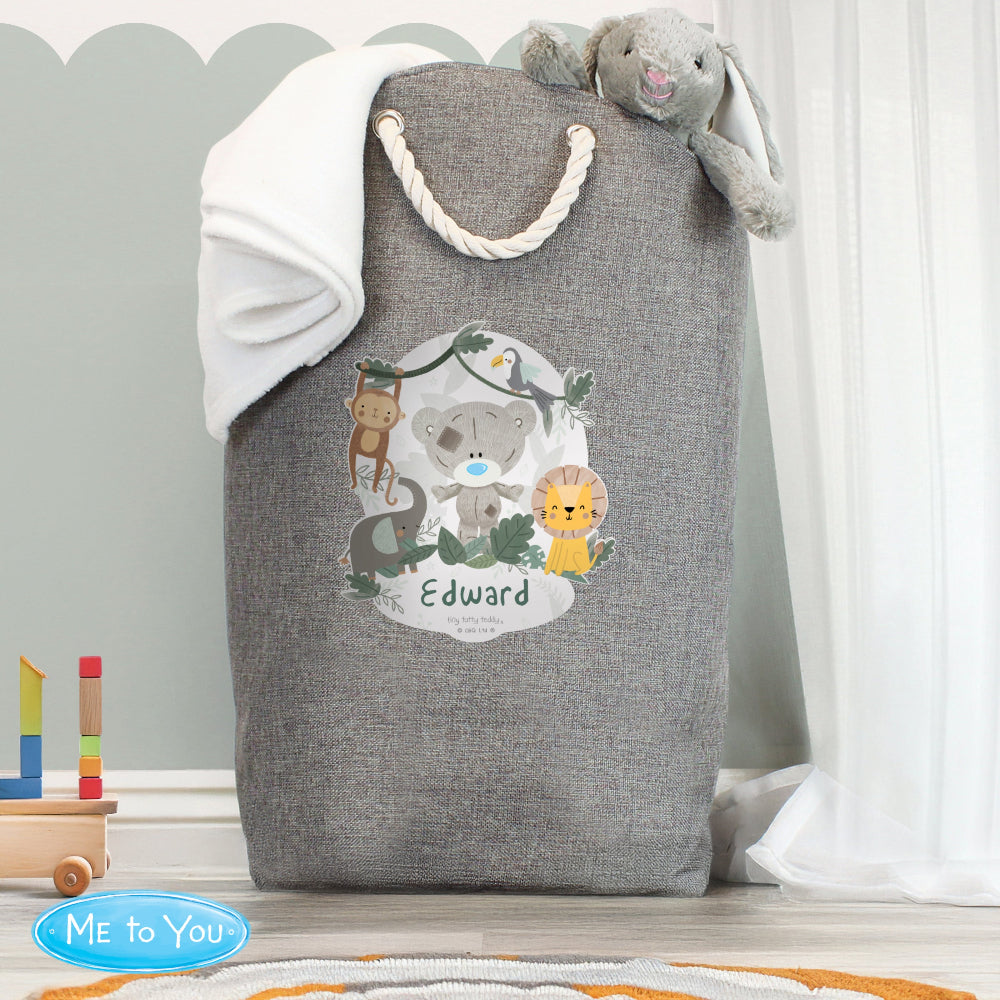 Eleanoras Personalised Tiny Tatty Teddy Jungle Animals Storage Bag Storage Bags