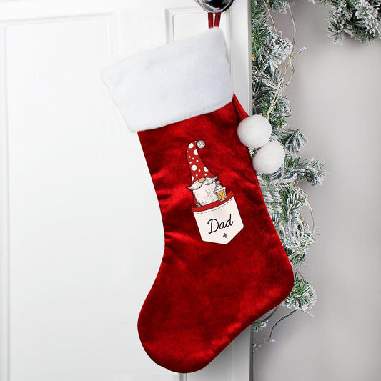 Eleanoras GONK FAMILY PERSONALISED CHRISTMAS STOCKING- MALE STOCKINGS & SACKS