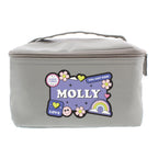 Eleanoras Personalised Good Vibes Grey Toiletry Bag 