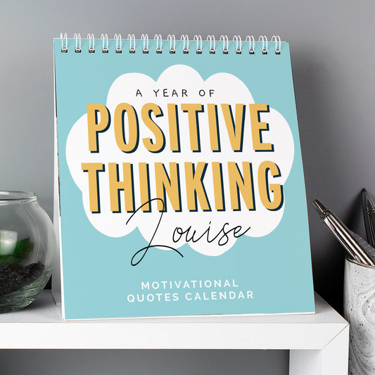 Personalised Motivational Quotes Desk Calendar  from Eleanoras