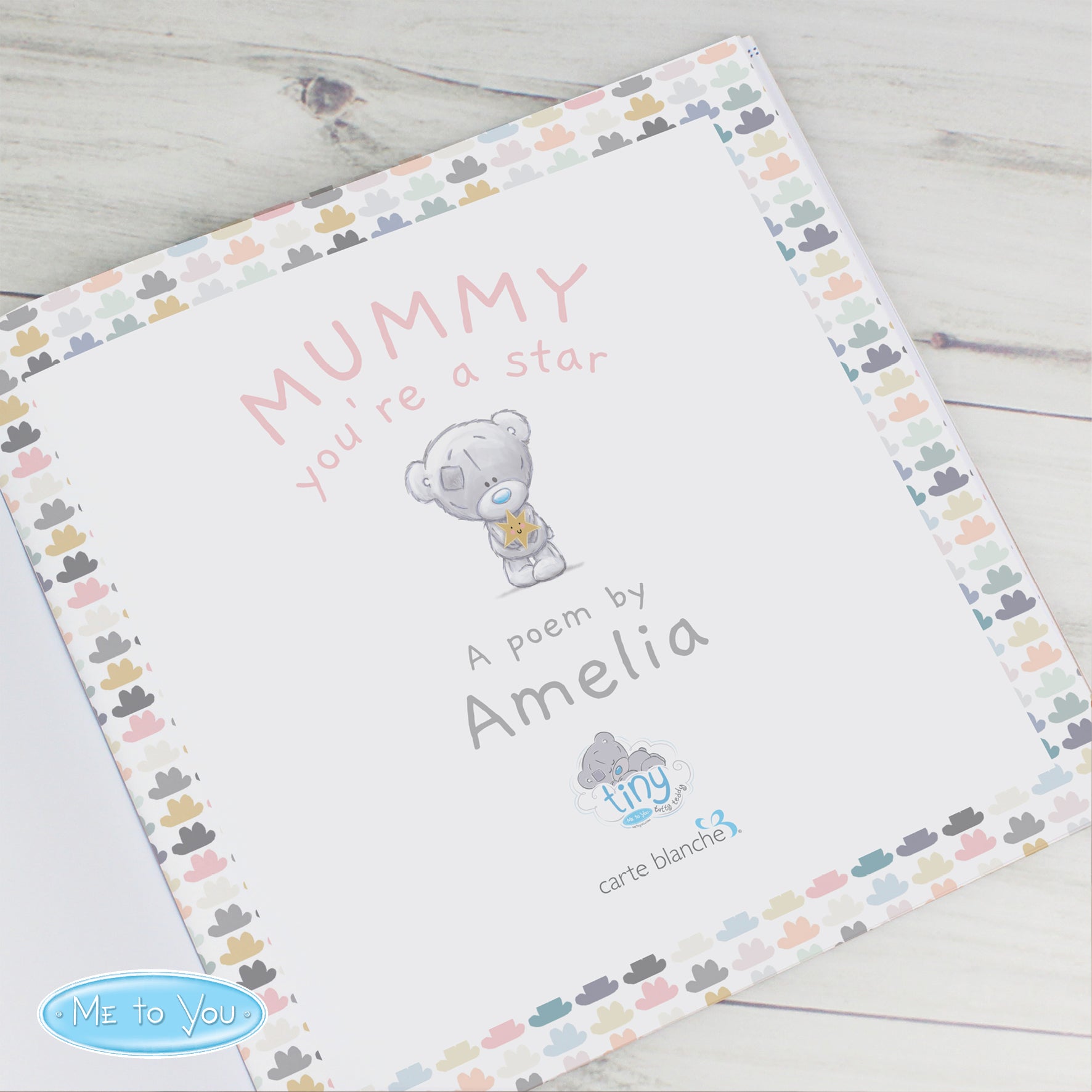 Eleanoras Personalised Tiny Tatty Teddy Mummy You're A Star Poem Book BOOKS