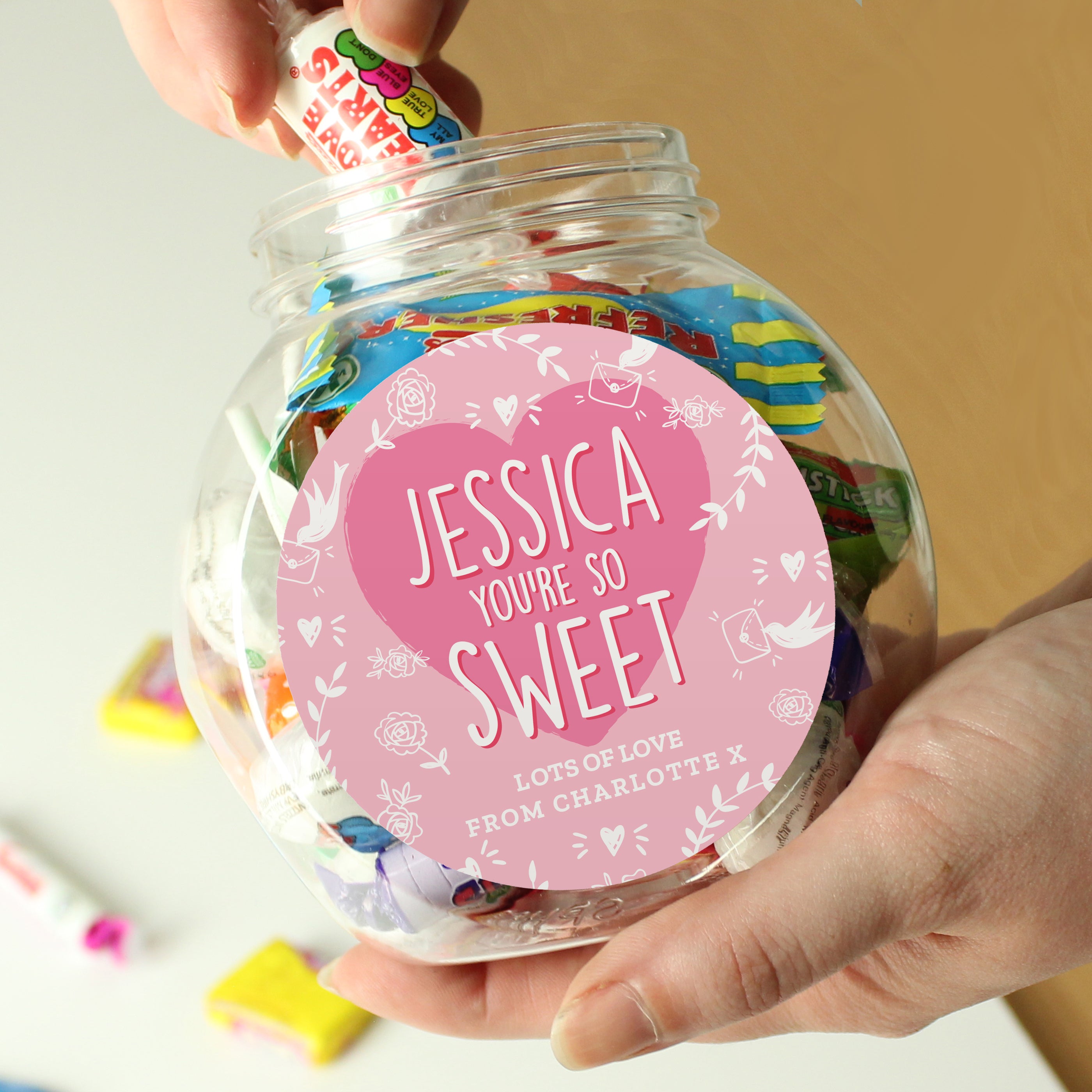 Eleanoras Personalised You're So Sweet Sweet Jar Confectionery