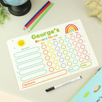 Eleanoras Personalised Rewards Chart & Dry Wipe Pen 
