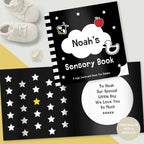 Eleanoras Personalised High Contrast Black & White Baby Book Books