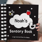 Eleanoras Personalised High Contrast Black & White Baby Book Books