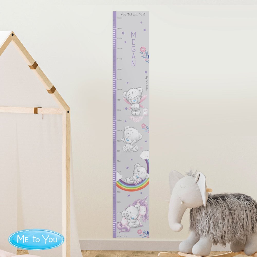 Eleanoras Personalised Tiny Tatty Teddy Unicorn Height Chart 