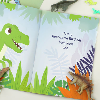 Eleanoras DINOSAUR ADVENTURE PERSONALISED STORY BOOK Books