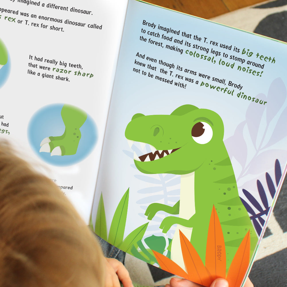 Eleanoras Dinosaur Adventure Personalised Story Book Books