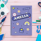 Eleanoras Personalised Good Vibes Notebook Notebooks